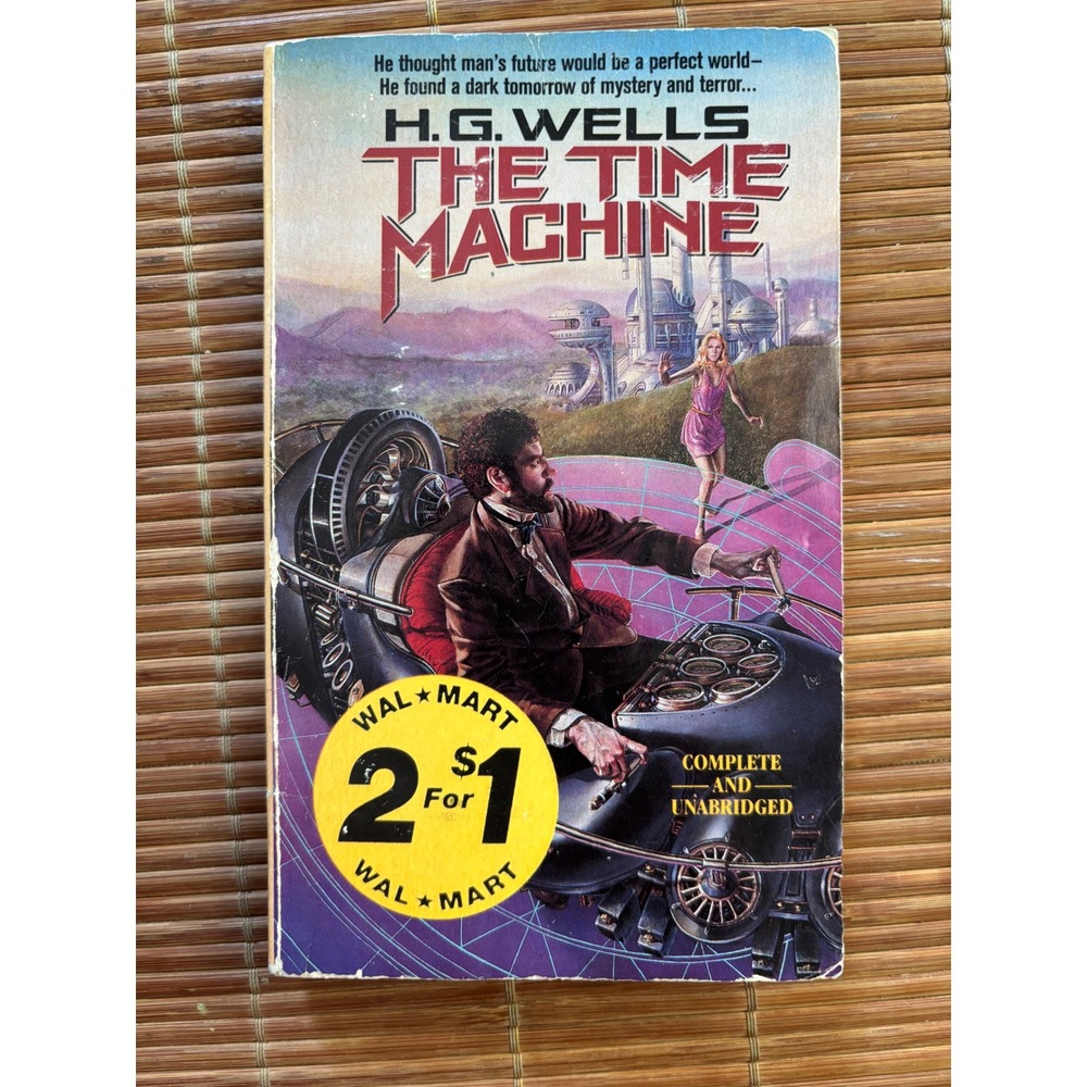 H.G. Wells The Time Machine Vintage Paperback Aerie Books Sci-Fi Classic